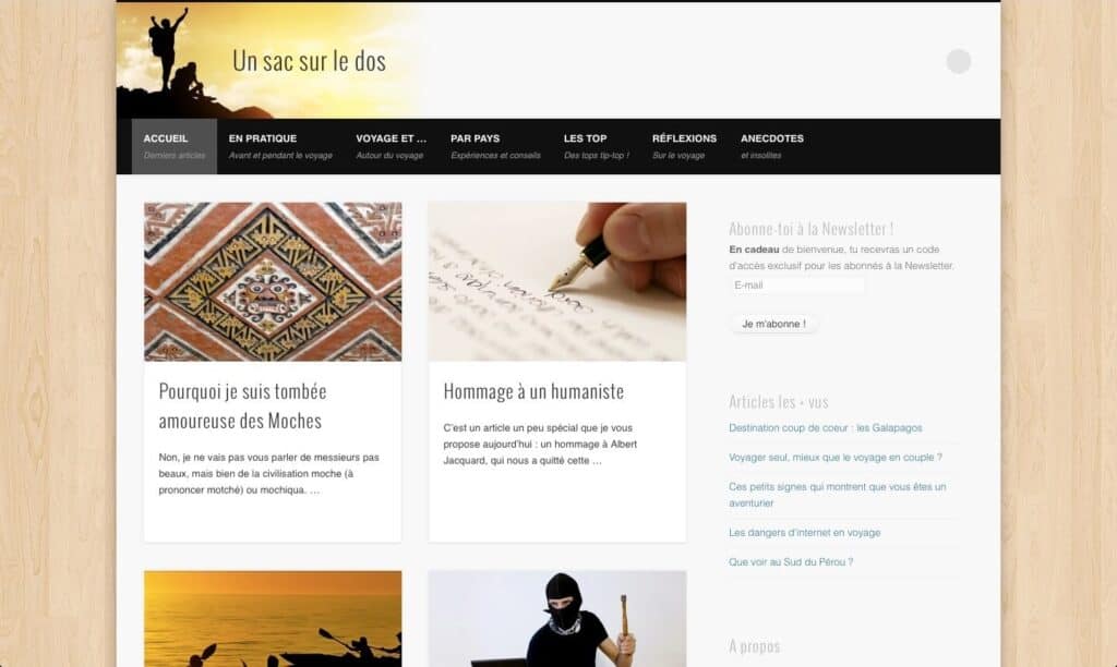 Ancien design TON PROCHAIN VOYAGE