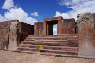 Tiwanaku, Bolivie, ruines, reconstruction