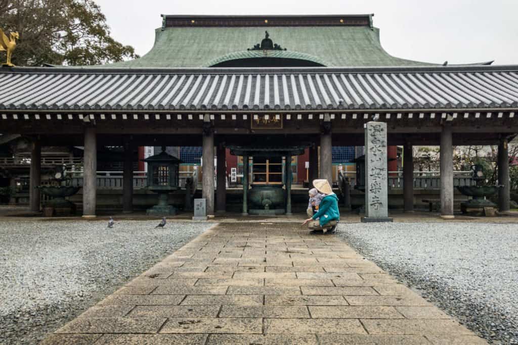Shikoku, pèlerinage, pèlerin, famille, bébé, Japon, voyage, henro, ohenro, temple, maman, oiseau, nature, Amandine, Manoa