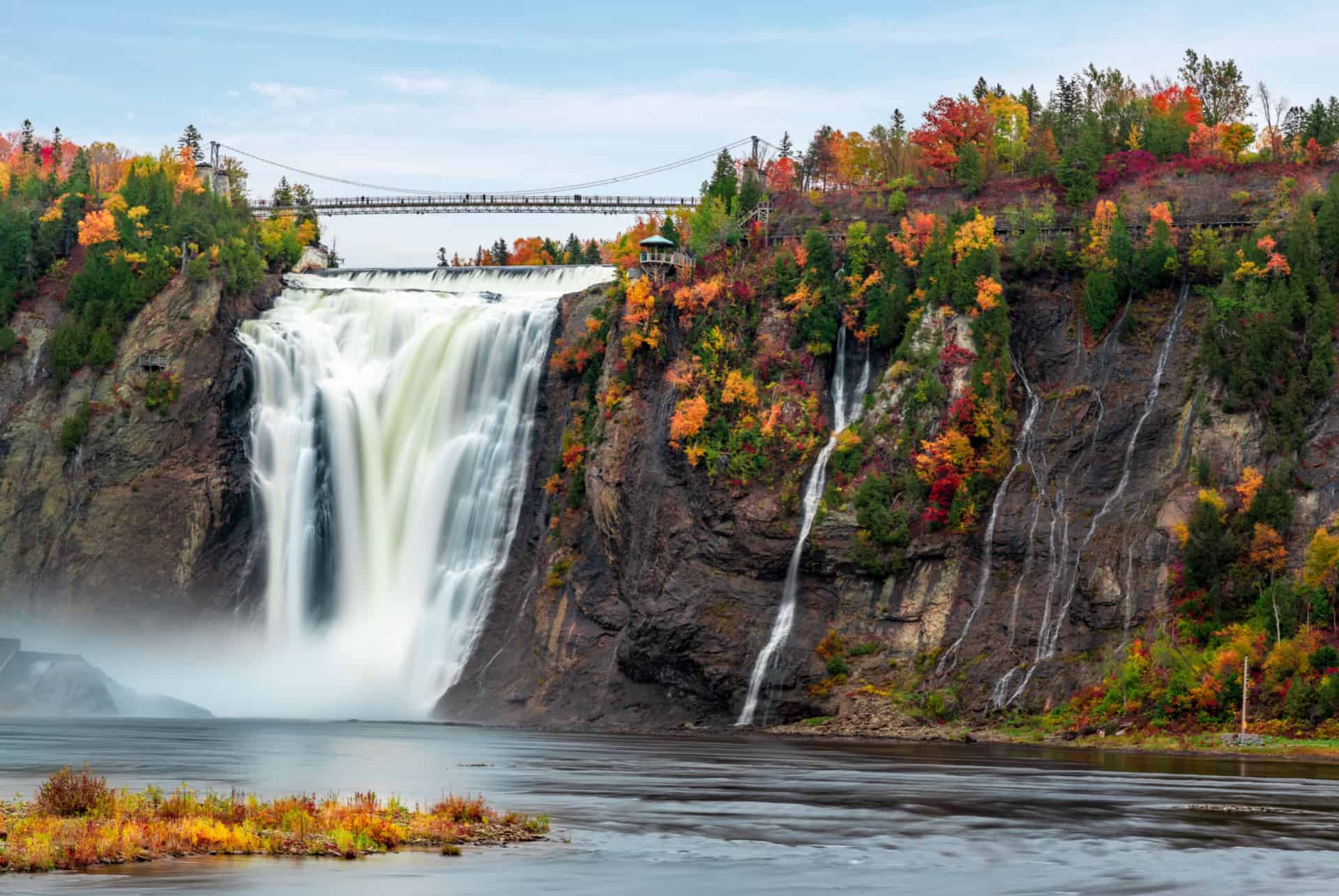 chutes de montmorency road trip canada