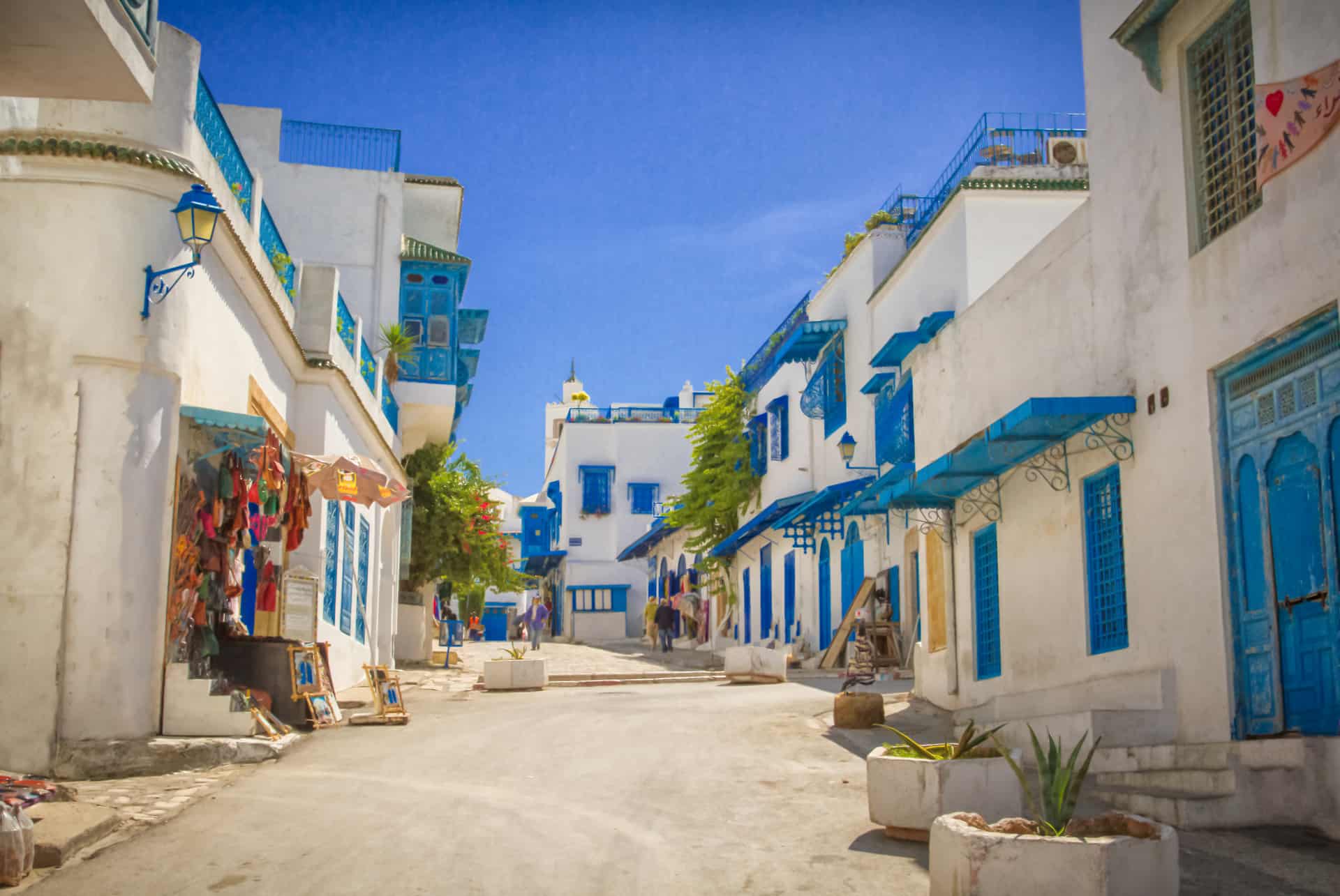 que faire tunisie rues de sidi bou said
