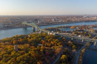 quand partir montreal vue aerienne