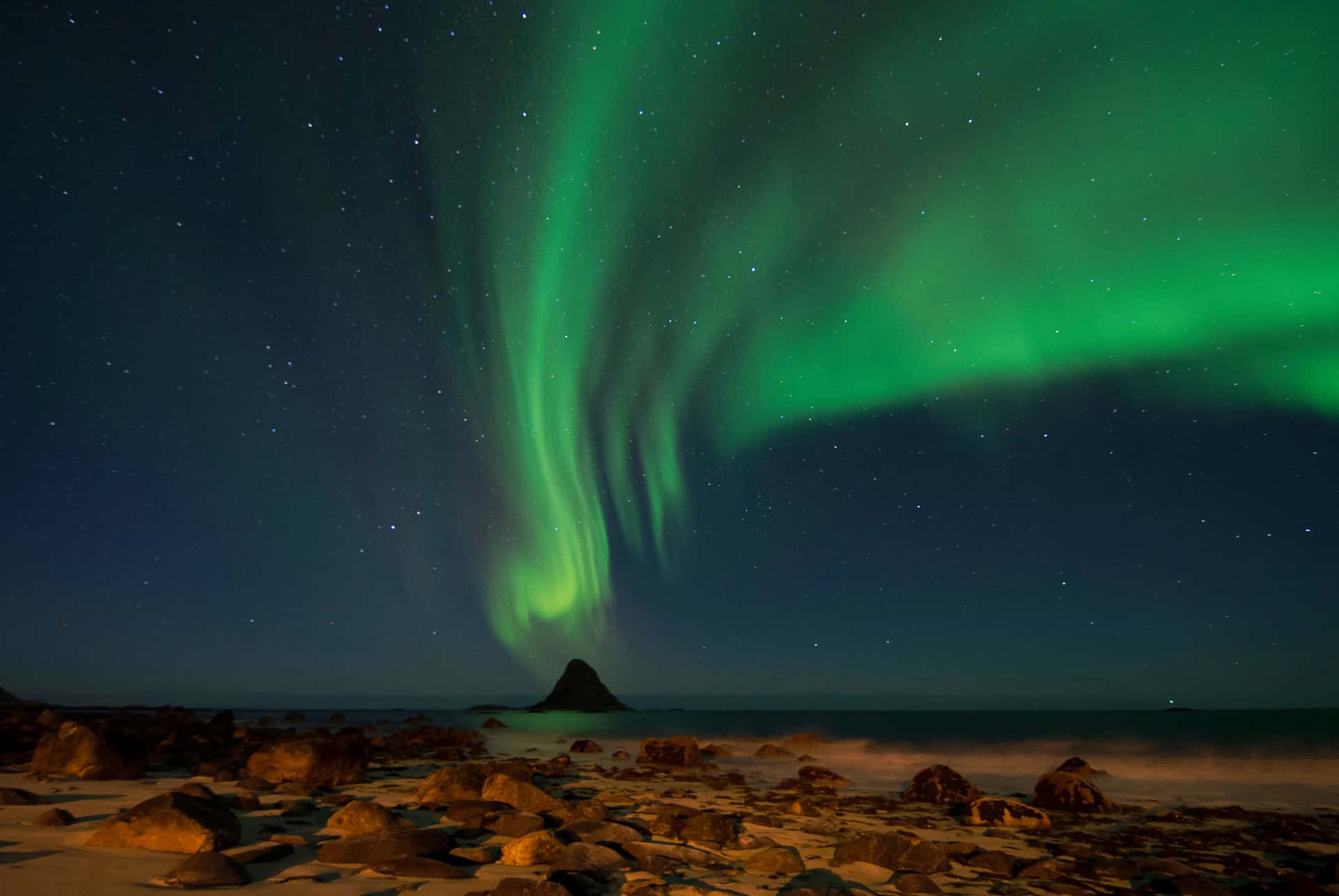 aurores boreales islande