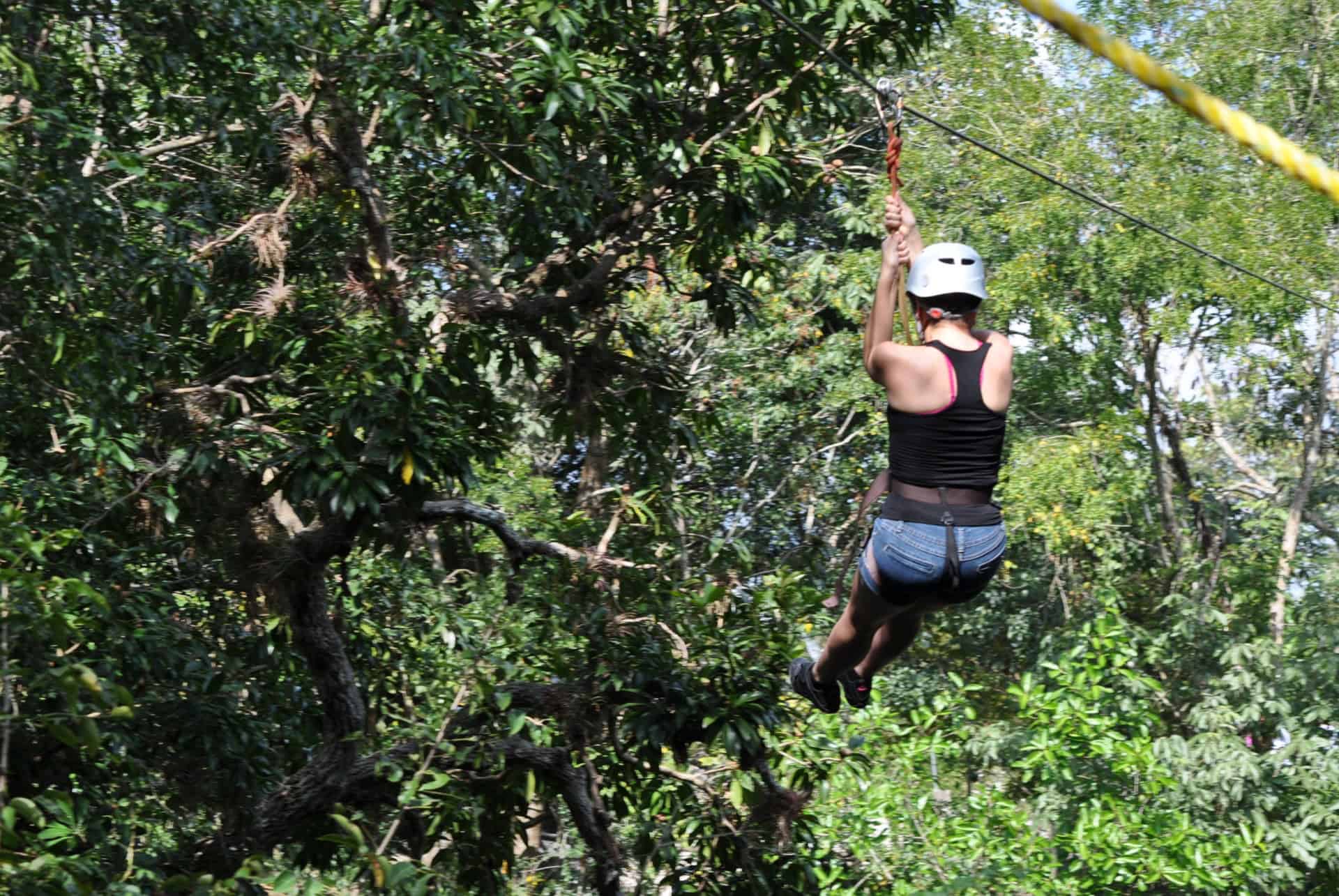 tyrolienne puerto morelos mexique