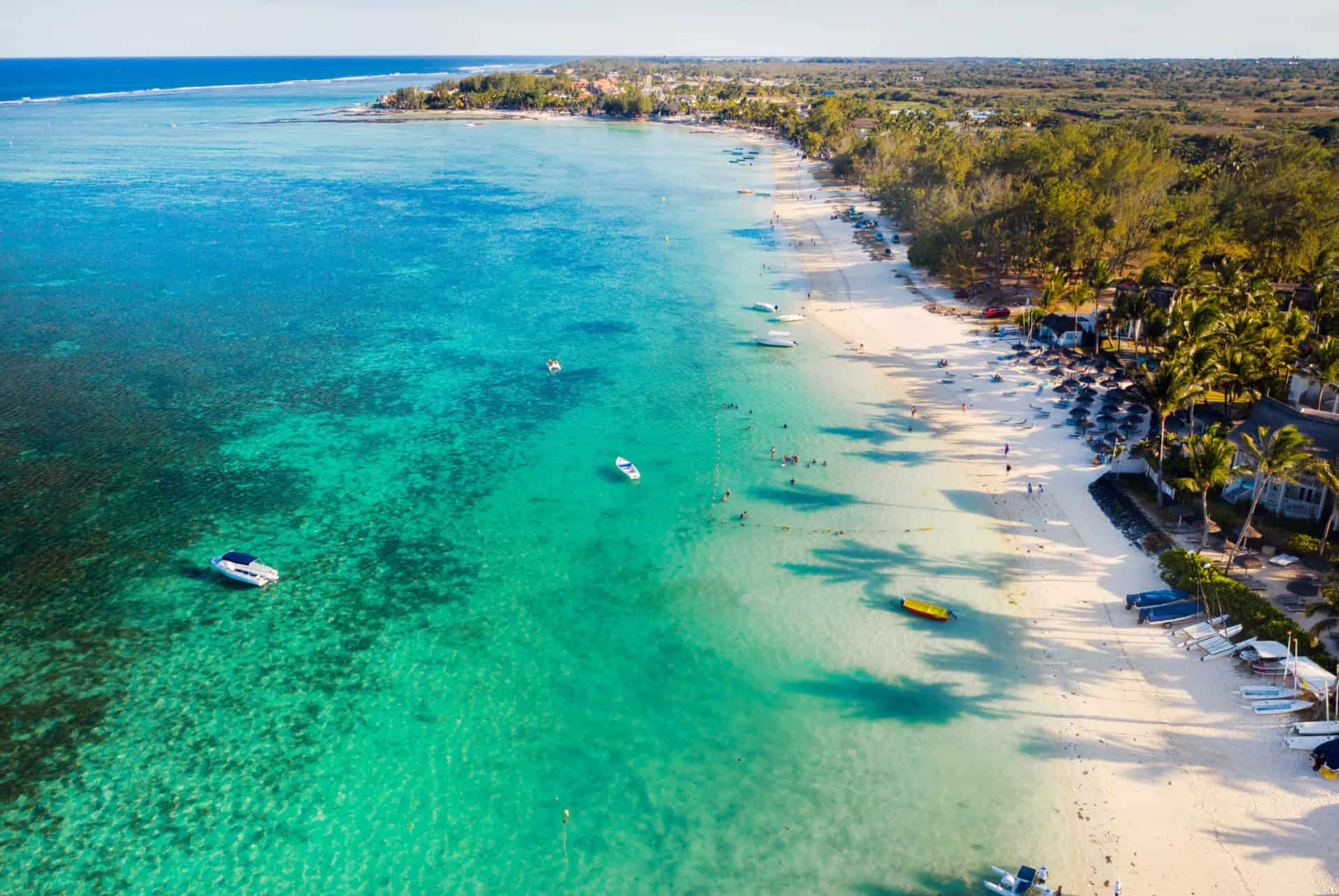 plage belle mare maurice