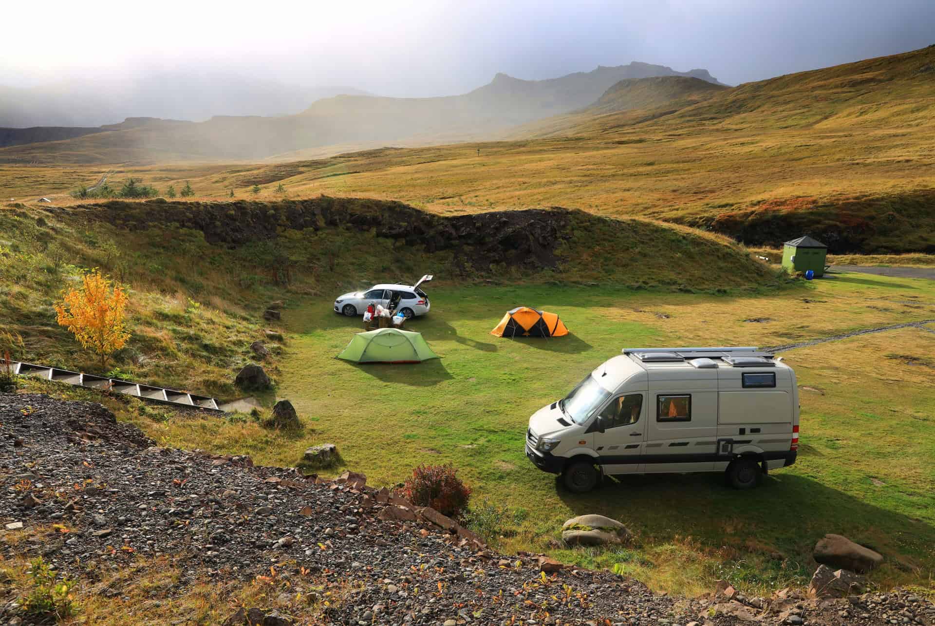 camping location van islande