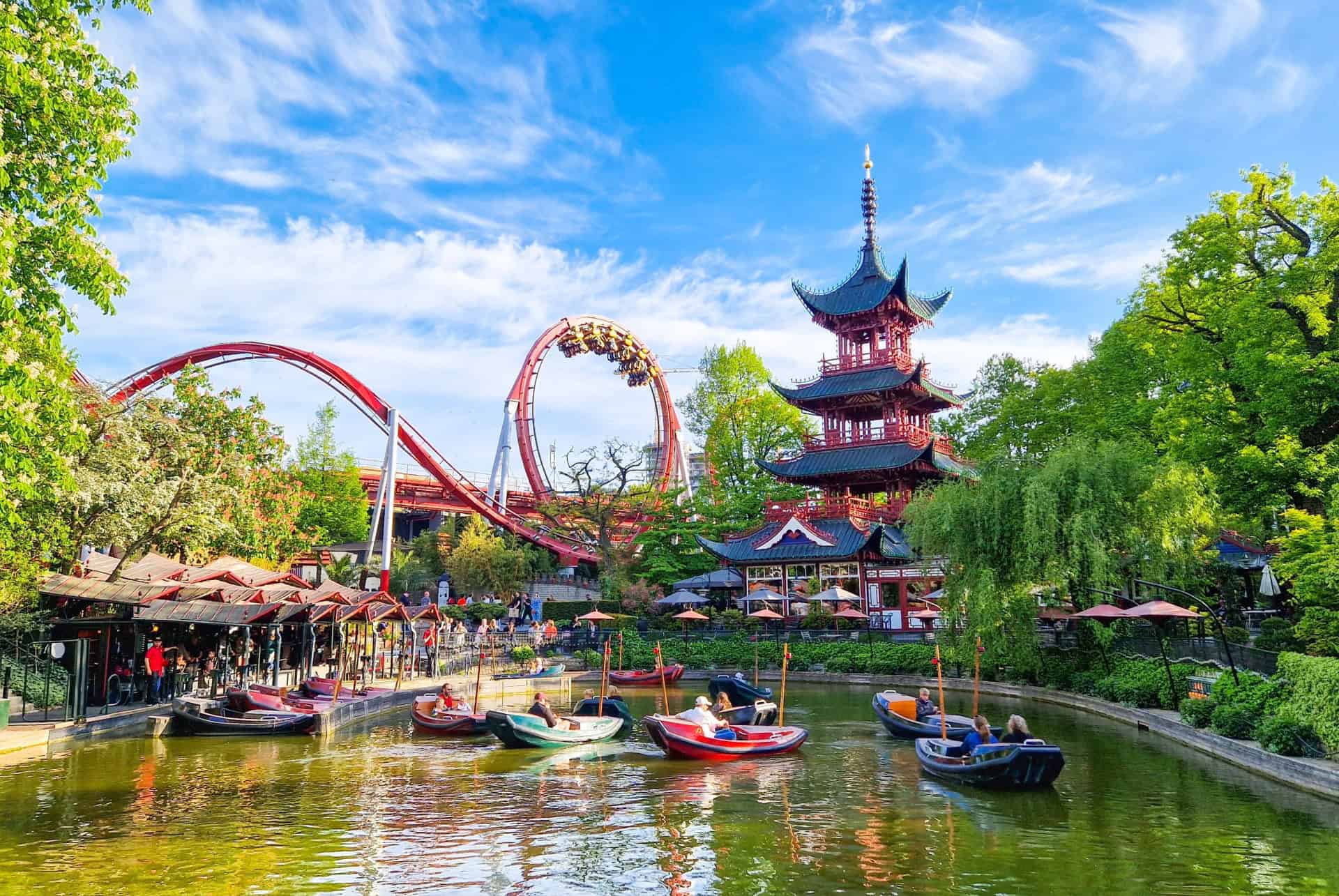 jardins tivoli copenhague printemps