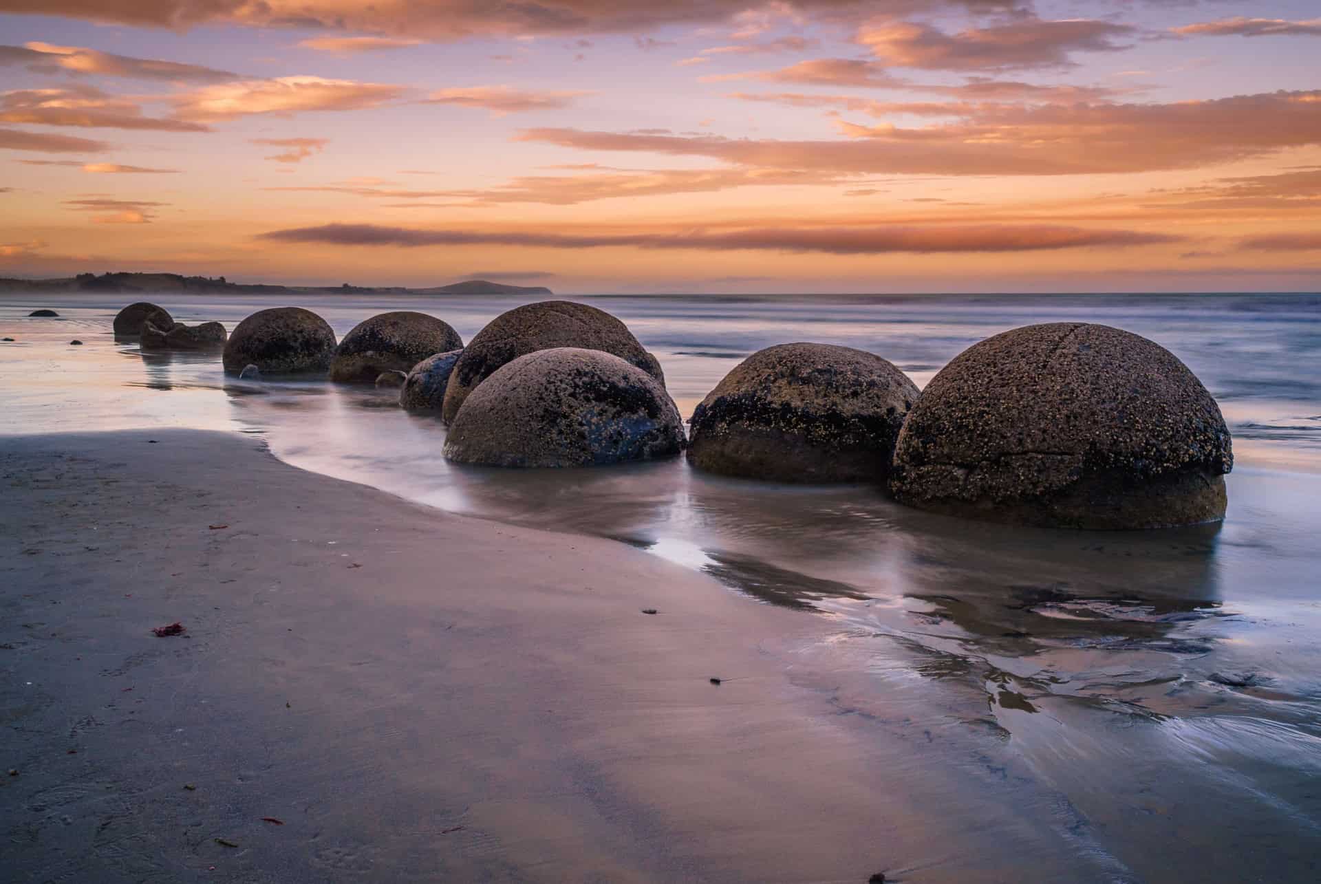 moeraki boulders nouvelle zelande