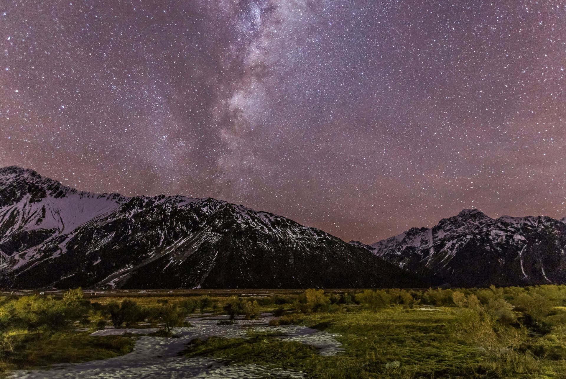 parc national aoraki ciel etoile nouvelle zelande
