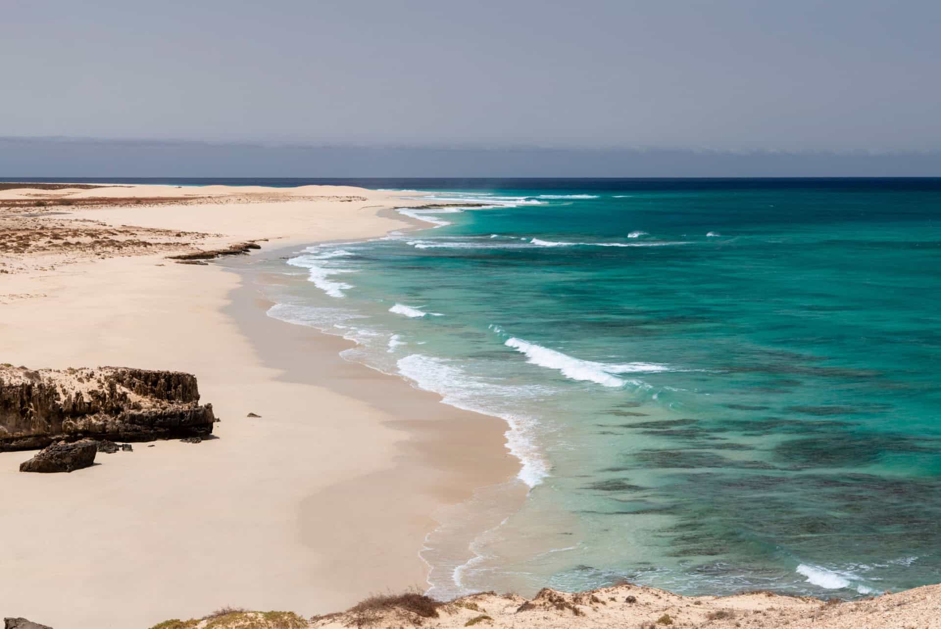 plage santa monica cap vert en aout