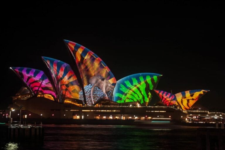 Croisière dans le port avec dîner pendant le festival des lumières Vivid