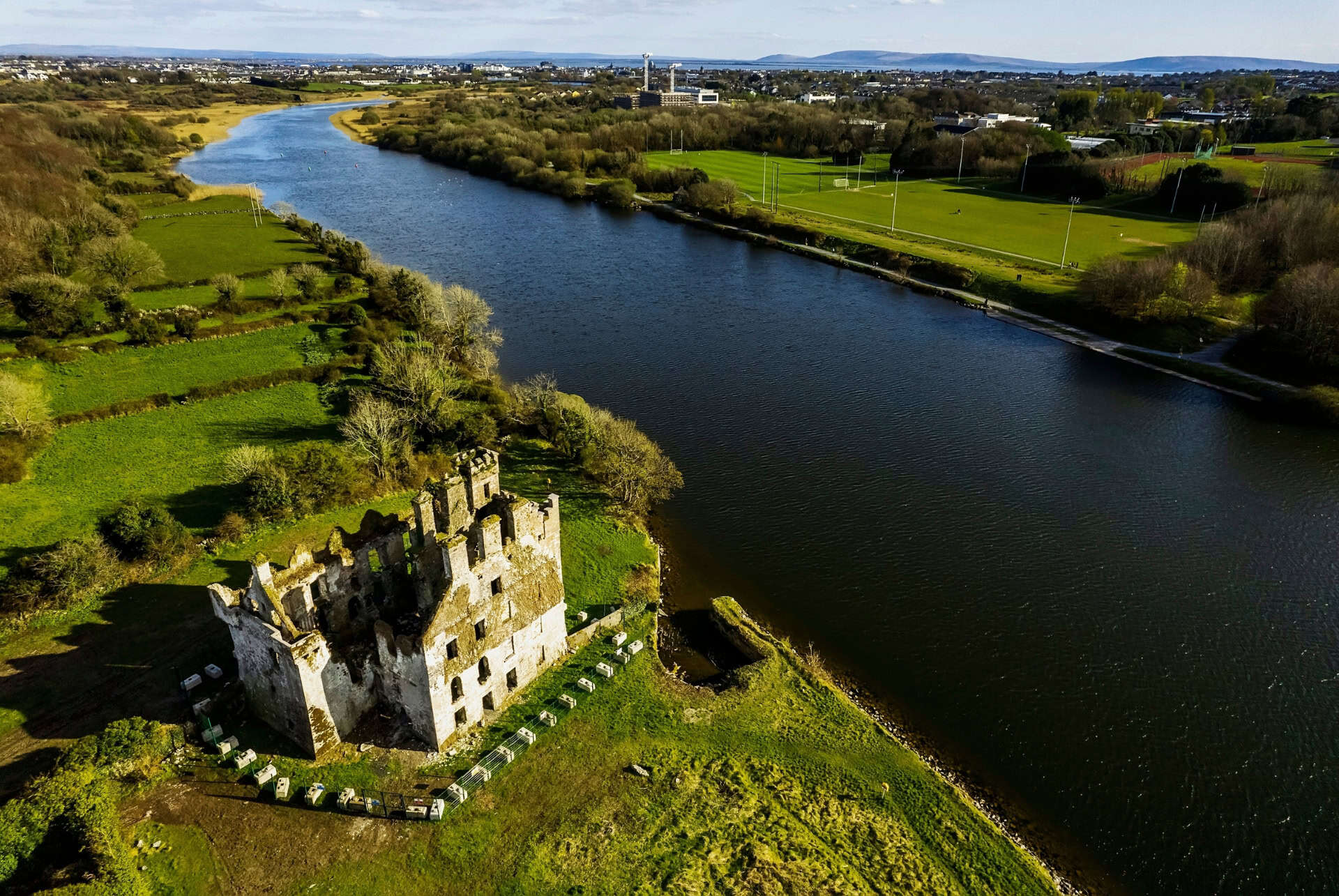 ruines du chateau de menlo