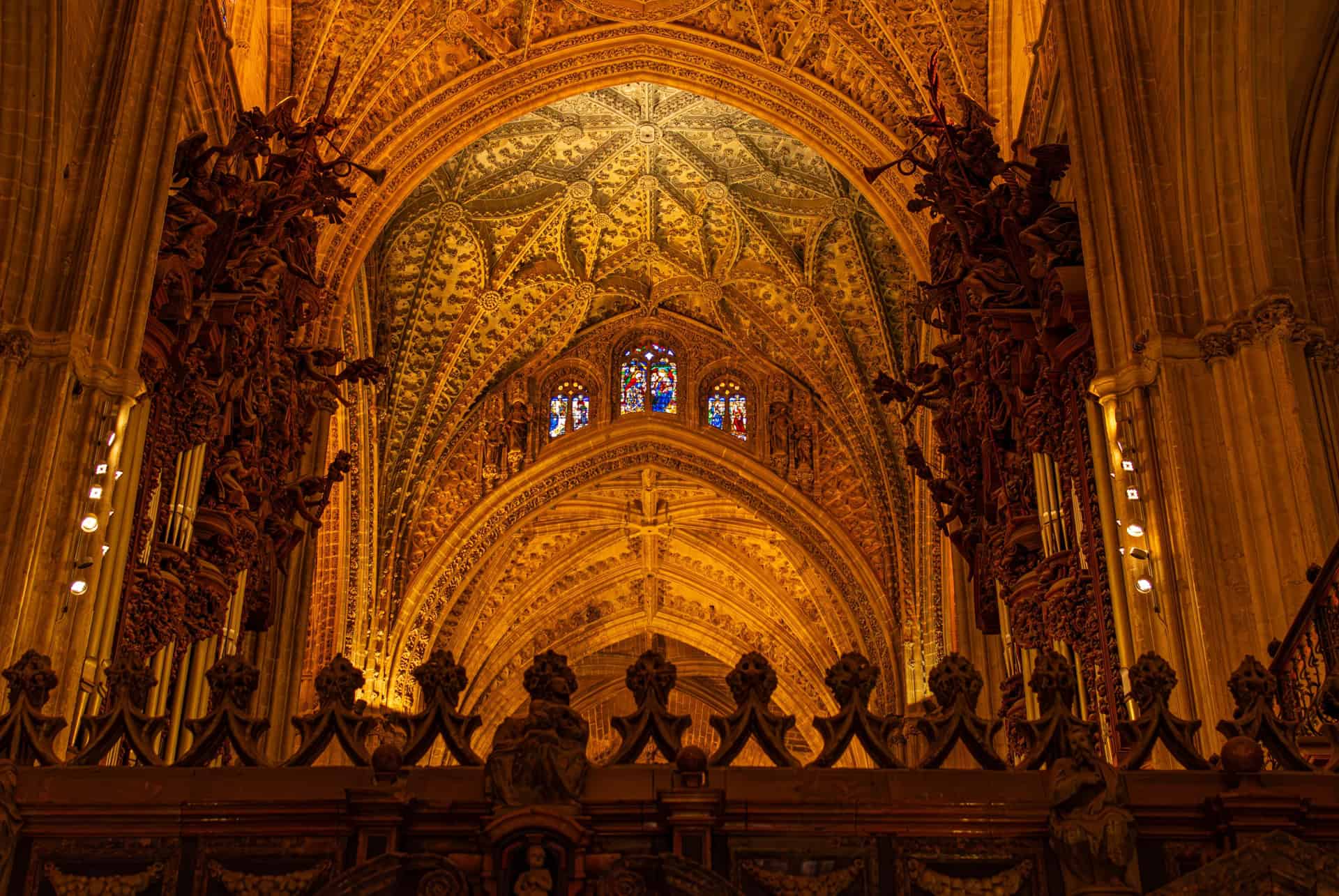 interieur de la cathedrale de séville
