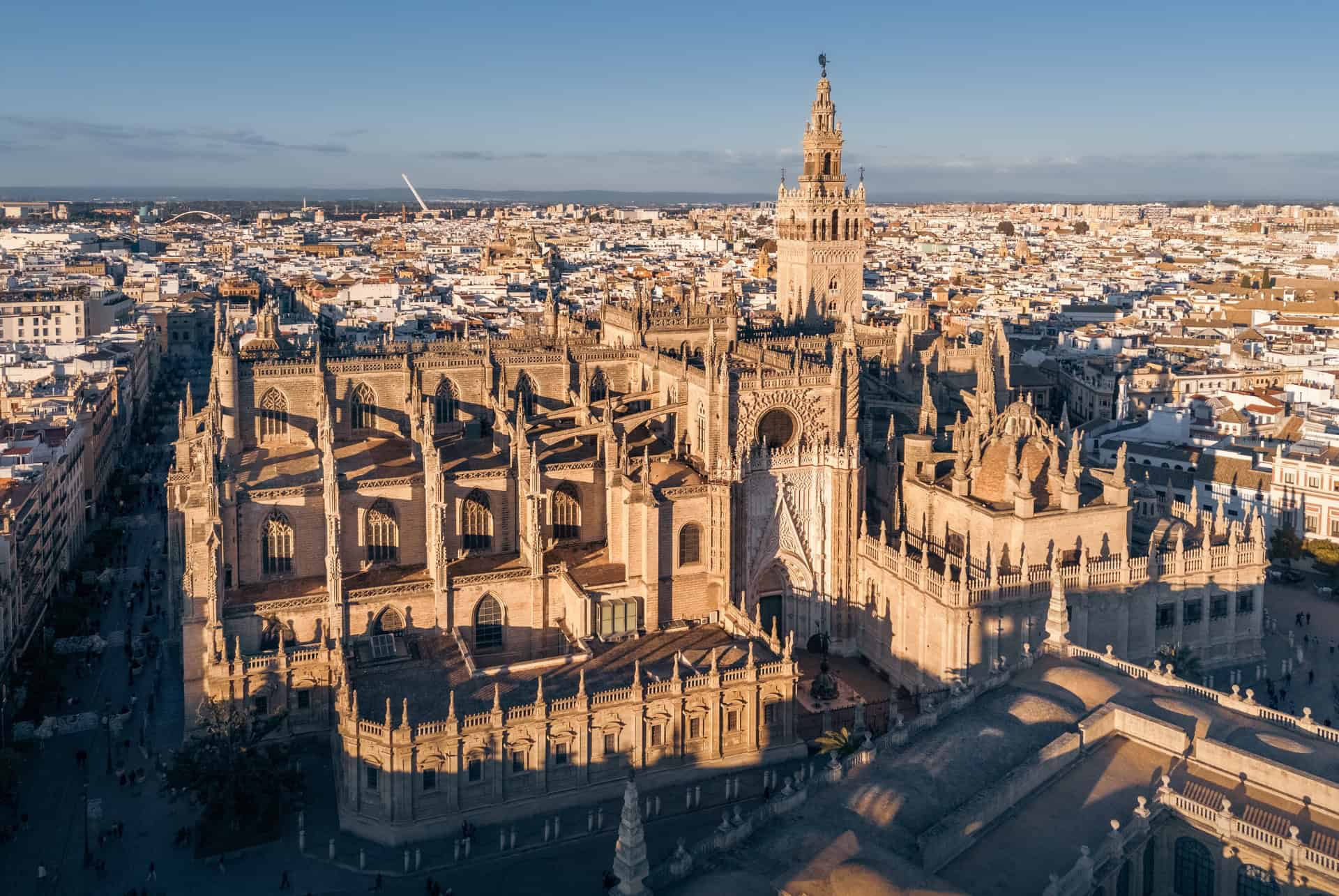 vue aerienne cathedrale de séville