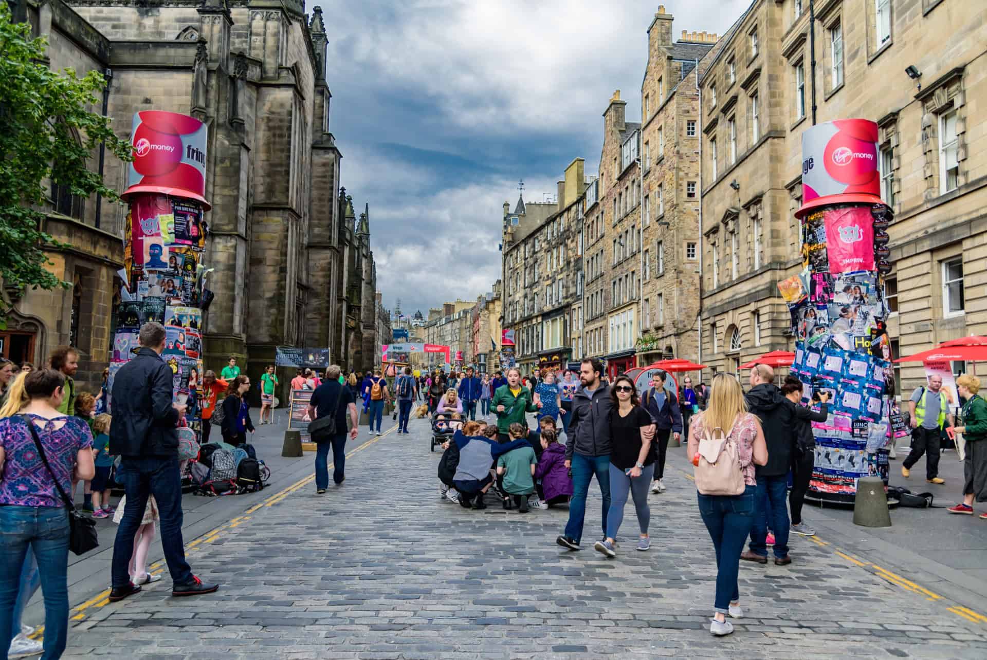 affluence touristique edimbourg