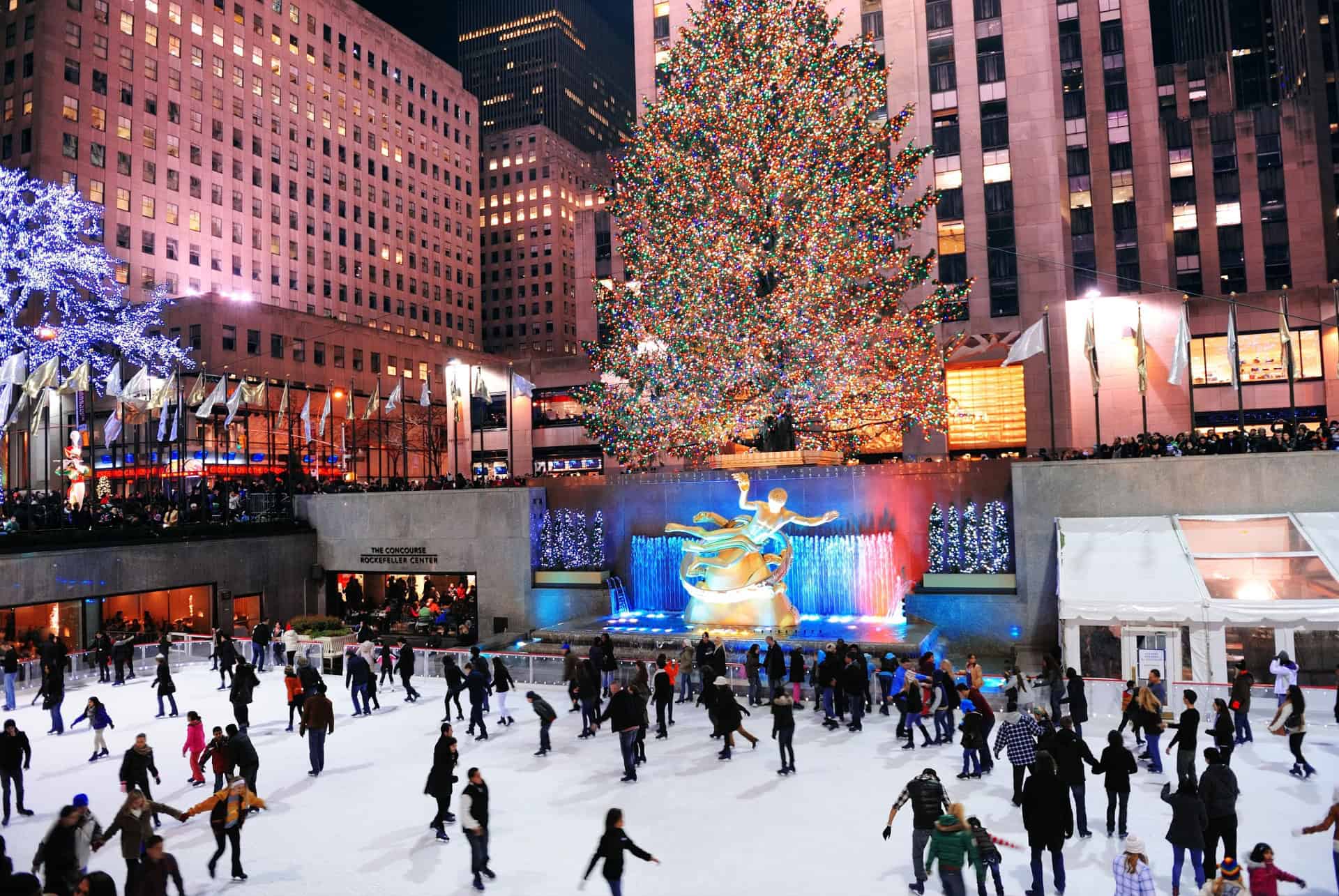 rockefeller center new york decembre
